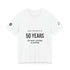 Customizable 50th Birthday Tee - "Authentic 50 Years of Not Giving a Damn"