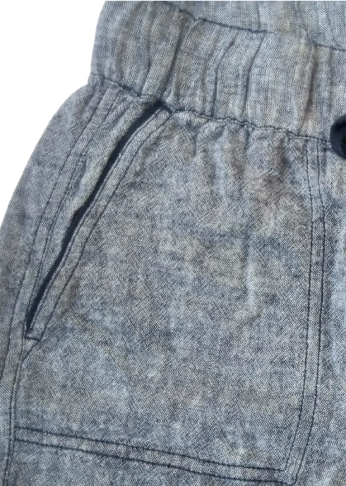 Caslon Grey Drawstring Linen Shorts for Women, XS - MGworld