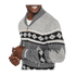 Canadiana Men's Shawl Collar Sweater, Medium - MGworld