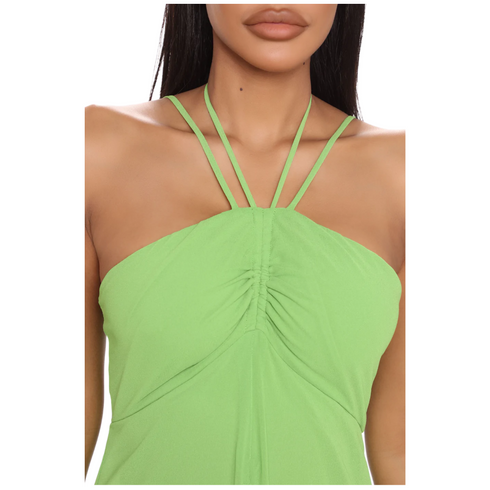 FashionNova Tulum Vibes Jumpsuit - Green
