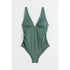 H&M MAMA V-neck swimsuit, Army Green
