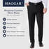 Haggar Premium Comfort Khaki Dress Pants Slim Fit