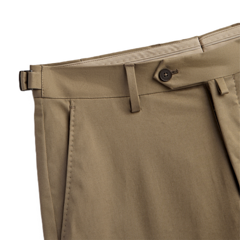 Massimo Dutti Men's Smart Cotton Washed Trousers | 42