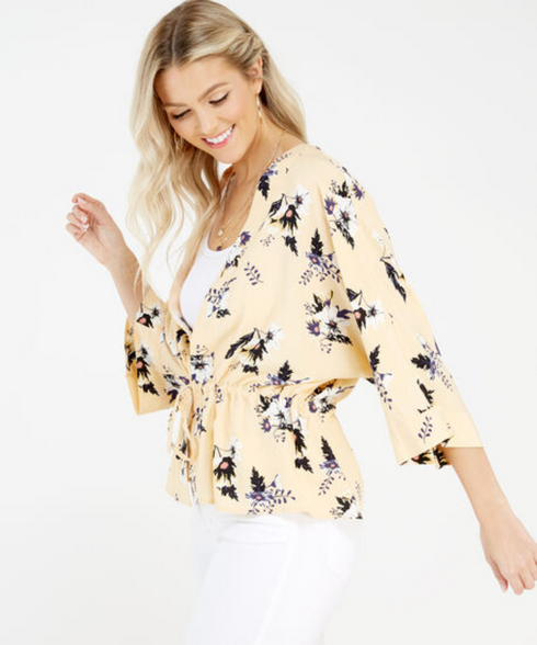 Kismet Elodie Kimono Top, Extra Small - MGworld