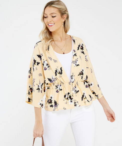 Kismet Elodie Kimono Top, Extra Small - MGworld
