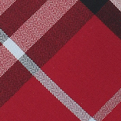 The Tie Bar Legion Plaid Raspberry Skinny Tie, 2.5"