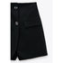 Zara Women's Double Button Black Bermuda Skort | M