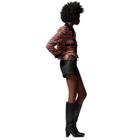 Zara Multi-Colored Structured Jacket | S