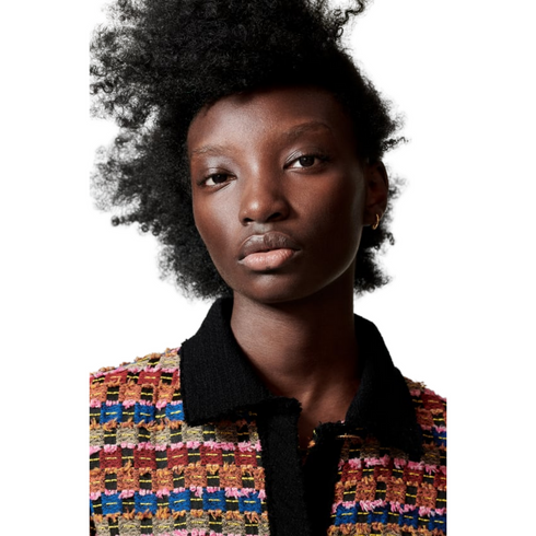 Zara Multi-Colored Structured Jacket | S
