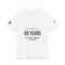 Customizable 50th Birthday Tee - "Authentic 50 Years of Not Giving a Damn"