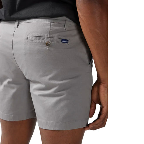 Chubbies The Silver Linings Grey Flat Front Short for Men