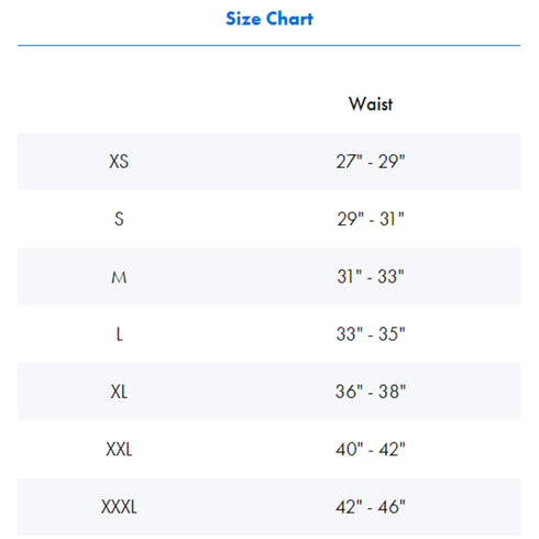 Chubbies Men Shorts Size Chart