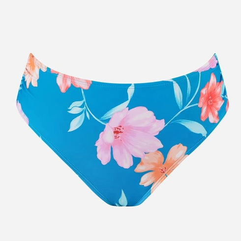 Cupshe Women Swimsuit Bikini Bottom Ruched Mid Rise Modest Floral Bathing Suit