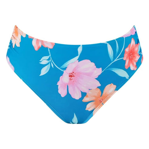 Cupshe Women Swimsuit Bikini Bottom Ruched Mid Rise Modest Floral Bathing Suit