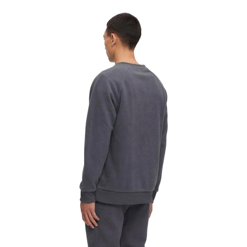 Kuwalla Tee Pile Raglan Crew in Charcoal