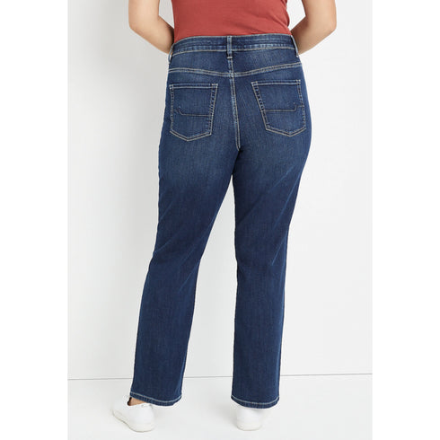 Plus Size m jeans by maurices™ Classic Straight Curvy High Rise Jean 