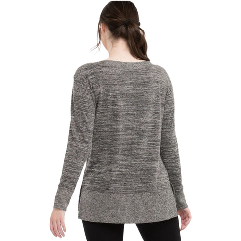 Ricki's Eco-Friendly Boat Neck Tunic Sweater | XS