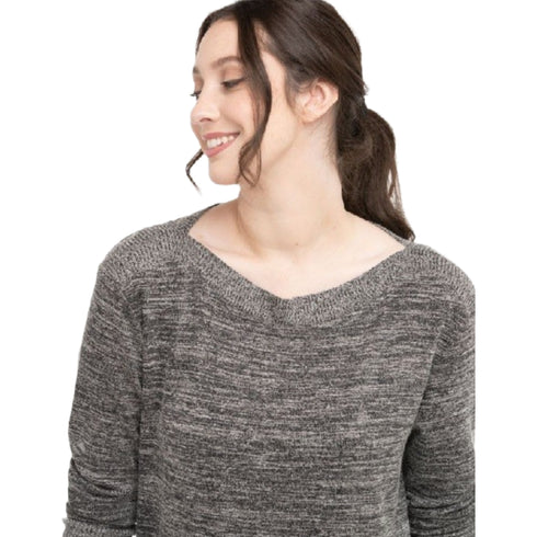 Ricki's Eco-Friendly Boat Neck Tunic Sweater | XS