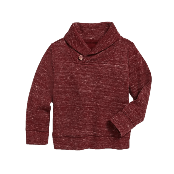 Old Navy French Rib Shawl-Collar Pullover Sweater for Toddler Boys, 3T - MGworld