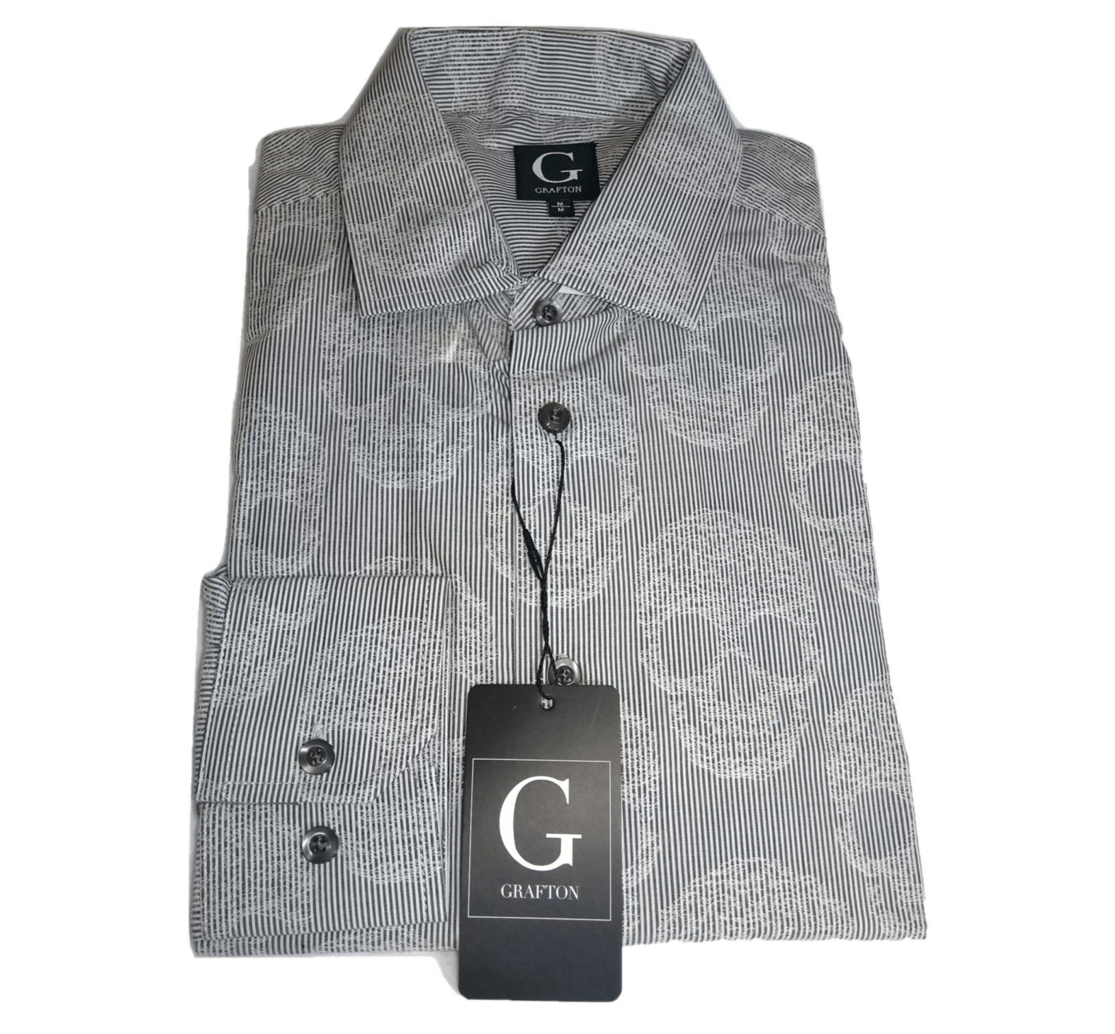 grafton dress shirts Grafton Slim Fit Stretch Design Print Dress Shirt for Men, Medium