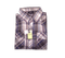 Gioberti Men's Long Sleeve Plaid Flannel Shirt, Brown/Navy/Burgundy - MGworld
