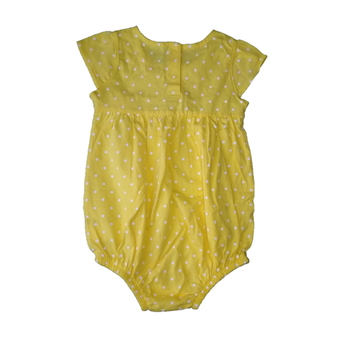 Old Navy Short-Sleeve Swiss Dot Bubble Romper for Babies, 18-24 Months - MGworld