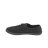 George Womens Casual Black Canvas Lace Up Shoes - MGworld