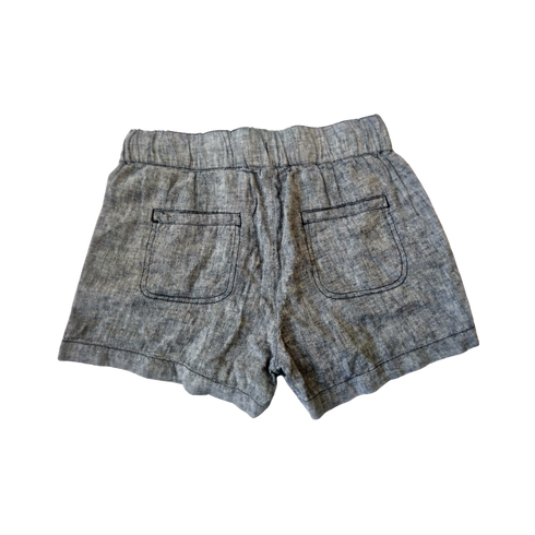 Caslon Grey Drawstring Linen Shorts for Women, XS - MGworld