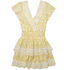 American Eagle Outfitters Tiered Yellow Dress