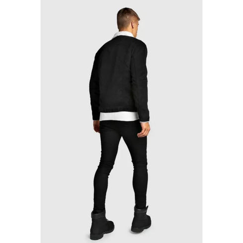 Boohoo Men's Corduroy Jacket With Borg Collar