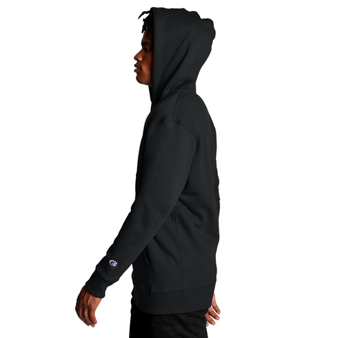Champion Men's Powerblend Hoodie, Script Logo