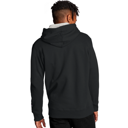 Champion Men's Powerblend Hoodie, Script Logo