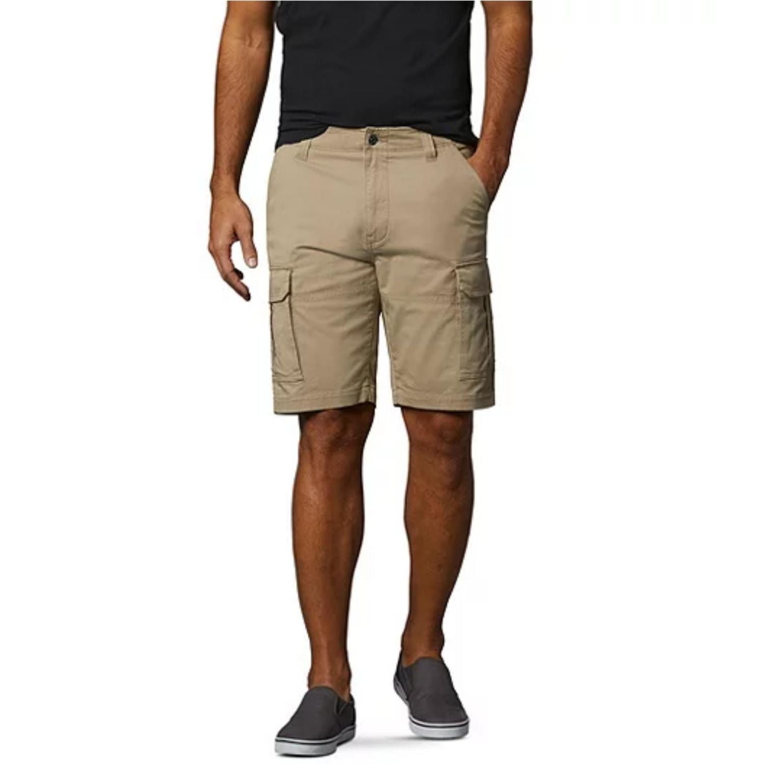Short Cargo Homme American Eagle Taille 34 - Blanc Bleu à Carreaux - Occasion Très Bon état