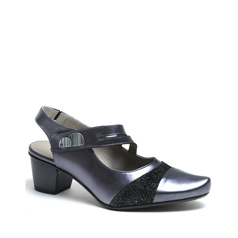 Dorking Triana Femme Talon Noir Combo Cuir/Suède