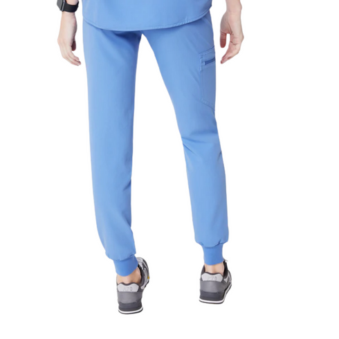 Figs Zamora™ Blue Jogger Scrub Pants Petite