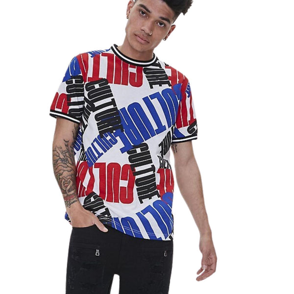 Forever 21 Men's Culture Print Ringer Tee