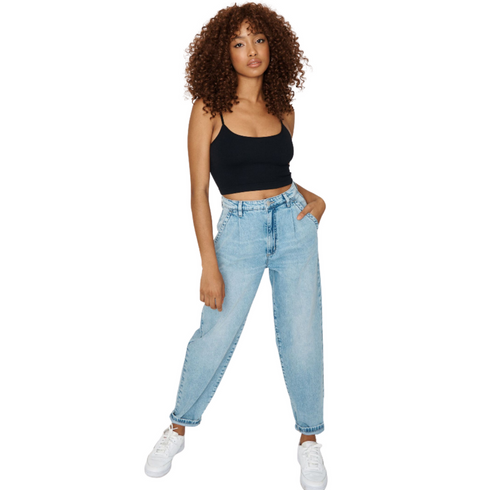 Garage '80s Mom Jeans - Casey Blue, S, M