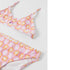 Zara Kids/ Geometrical Palm Tree Bikini - Pink