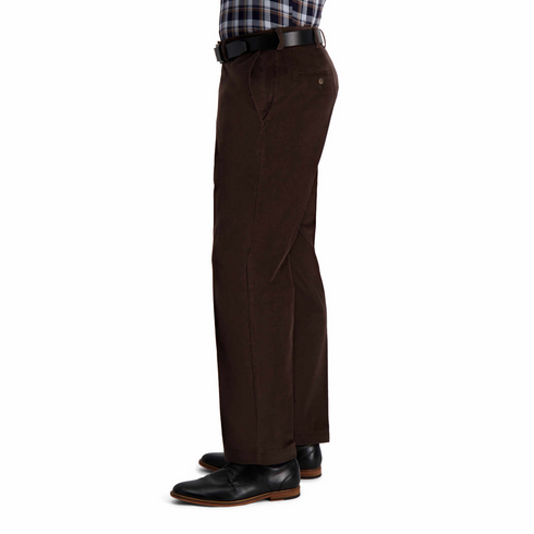 Haggar Men's Stretch Corduroy Pant Classic Fit