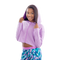 Jill Yoga Girls Cropped Zip-Up Hoodie | Size 10 (Medium) - MGworld