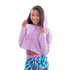 Jill Yoga Girls Cropped Zip-Up Hoodie | Size 10 (Medium) - MGworld
