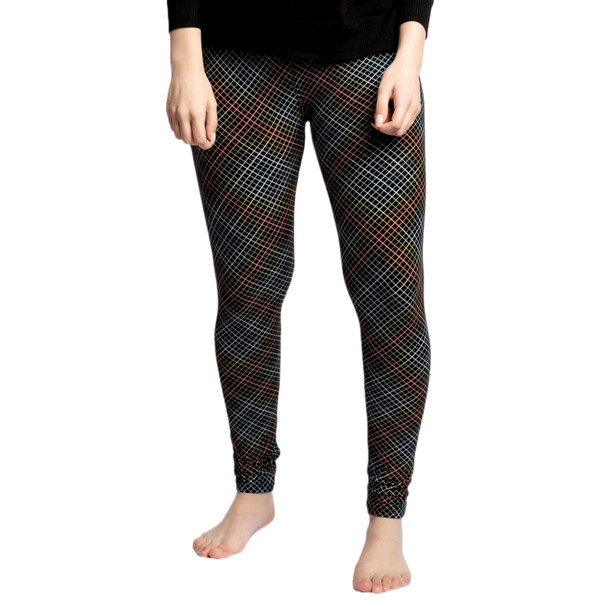 Cuddl Duds Legging extensible en molleton noir | M