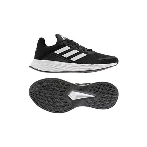 Adidas Kids Unisex Duramo SL K Running Shoes, Black & White