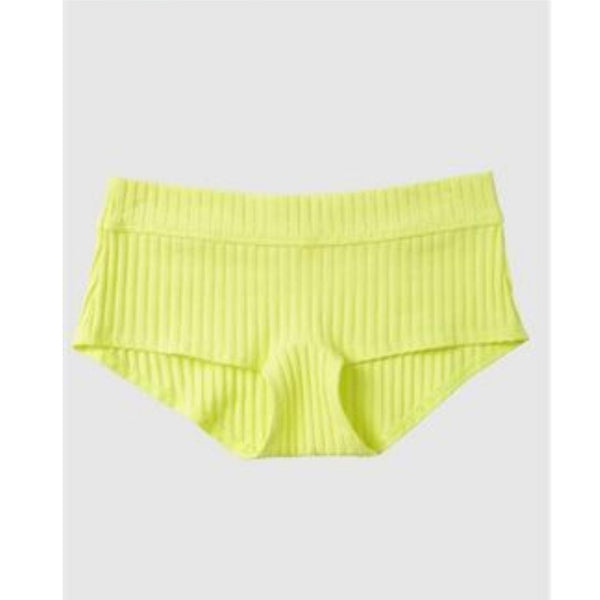 La Senza Remix Cotton Ribbed Boyshort Panty