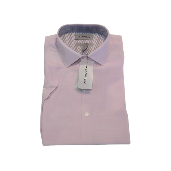 Le Chateau Pink Short Sleeve Shirt