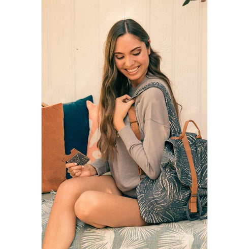 Lu & Elle - The Paradise Palm Backpack