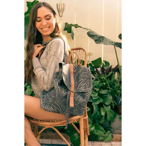 Lu & Elle - The Paradise Palm Backpack