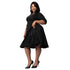 Unique Vintage Plus Size 1950s Style Black Ruffled Petticoat Crinoline