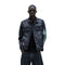 ZARA Printed Distressed Denim Jacket, Small - MGworld