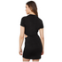 Streetwear Society Cut-Out Button-Up Black Polo Mini Dress
